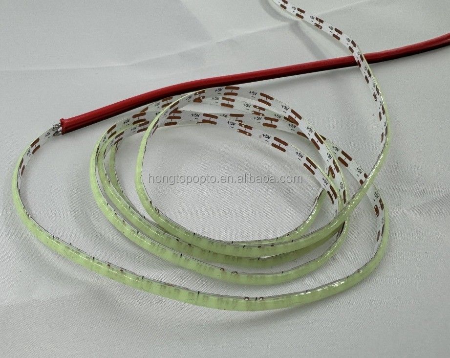 COB LED Light Strip Màu trắng ấm màu xanh lá cây xanh linh hoạt 3mm 5mm 8mm cho mật độ cao