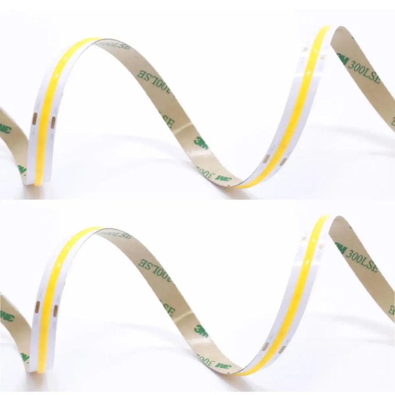 COB CRI 90 8MM 5MM LED Light Strip cho cửa sổ trước cửa hàng Double PCB Support Dimmer
