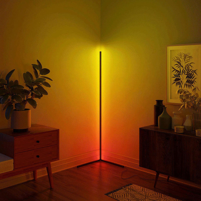 Đèn góc LED thay đổi màu RGB cho đèn sàn trang trí 35 * 35 * 1500mm