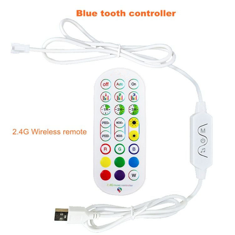 Đèn sàn LED Bluetooth thông minh với cổng USB và đèn sàn đứng có thể tắt