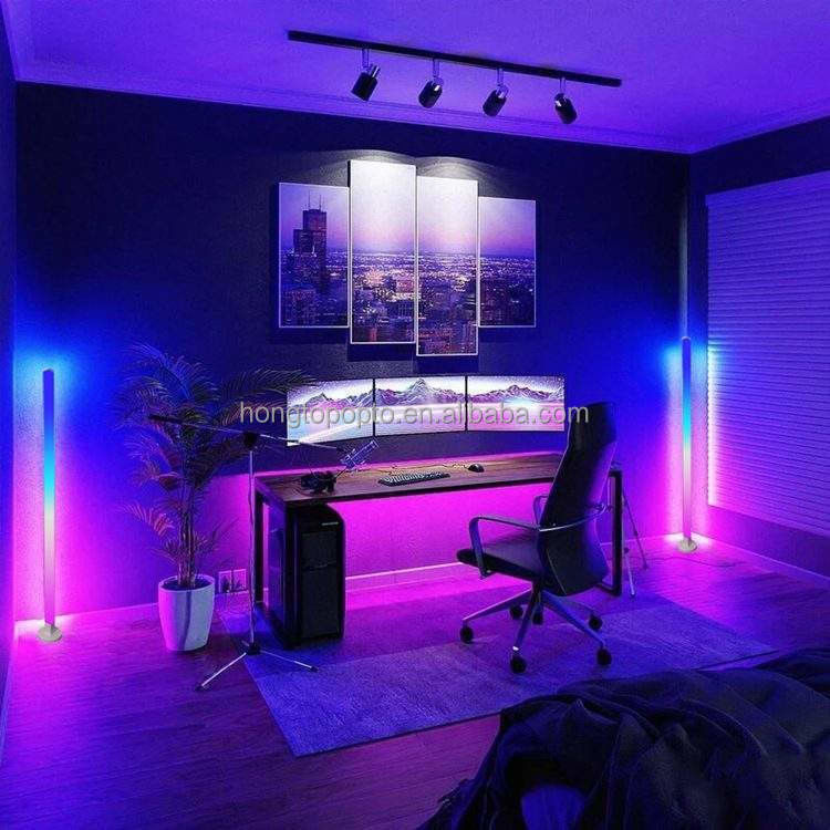 Đèn sàn LED thông minh 80lm / w Home Atmosphere với USB RGB thay đổi màu sắc và bộ điều khiển IR