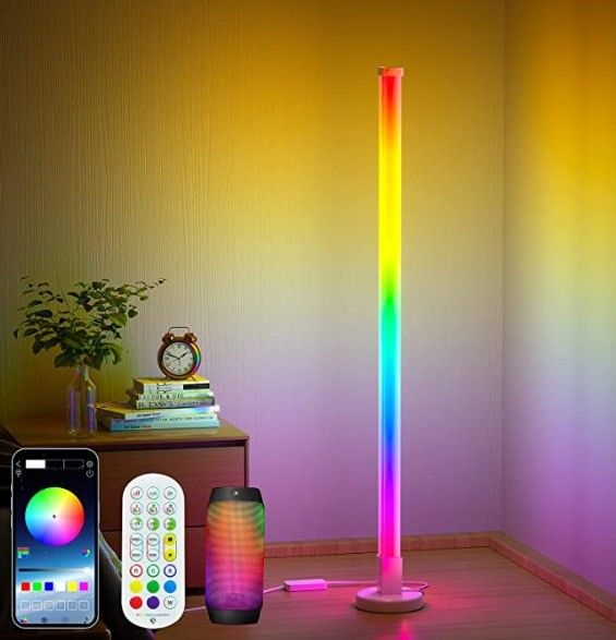 Đèn xung quanh góc phòng ngủ 80 CRI với chức năng điều khiển từ xa và sạc