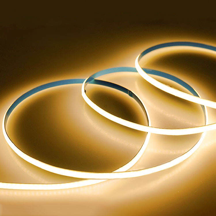 1000lm 12V 24V 5mm 8mm 10mm Cob Led Strip Light cho các dự án chiếu sáng nội thất DIY