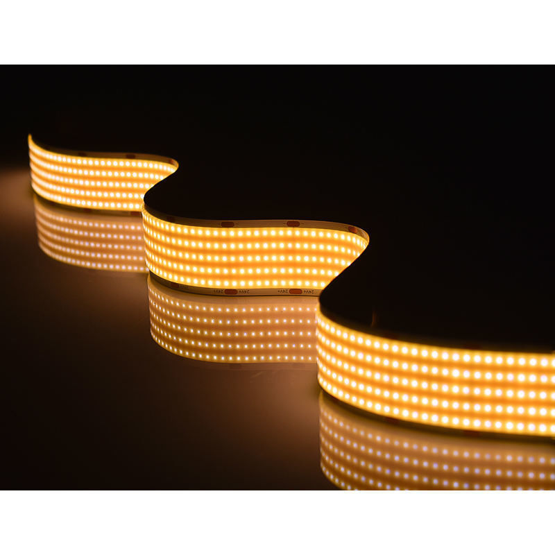 3000K/4000K/6000K Nhiệt độ màu 1600leds / m COB LED Strip cho ánh sáng chuyên nghiệp