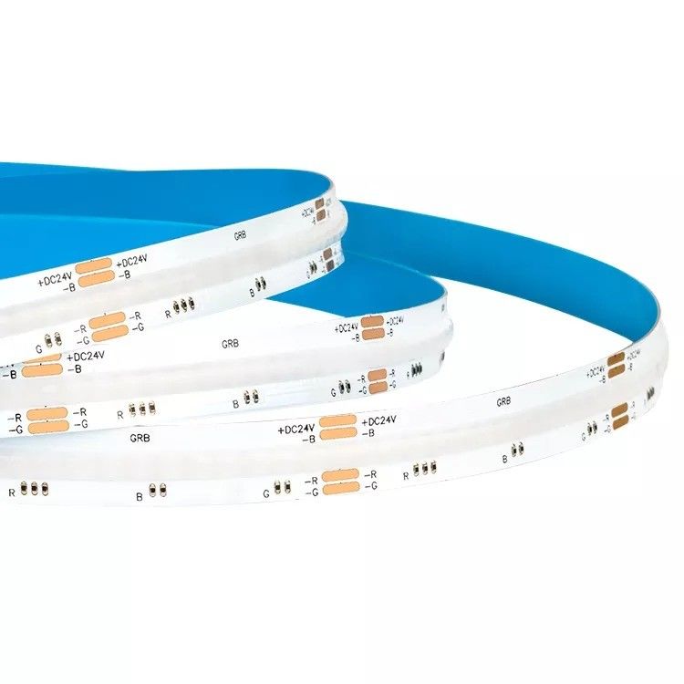 RGB Flexible Strip 756 leds COB DC 12V đèn LED Strip với hiệu suất sáng 100lm / w
