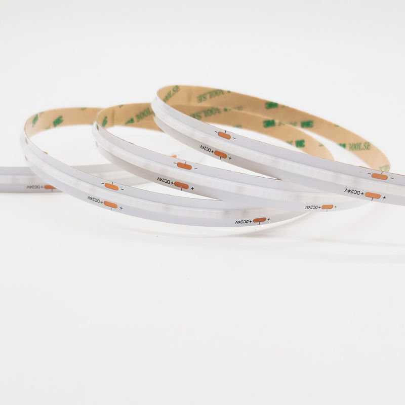 756 dẫn RGB 10mm Wide COB LED Strip Light Direct Support Dimmer và phạm vi điện áp rộng