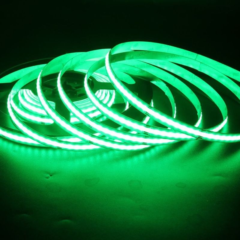 756 dẫn RGB 10mm Wide COB LED Strip Light Direct Support Dimmer và phạm vi điện áp rộng