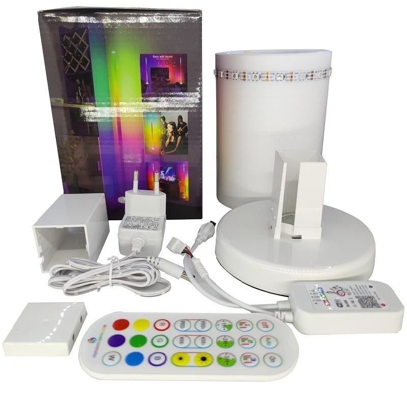 Vật liệu thân đèn ABS 5V DC Input RGBIC Corner Standing Lamp Ứng dụng đèn nhà thông minh