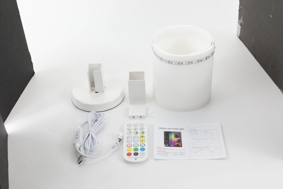 Vật liệu thân đèn ABS 5V DC Input RGBIC Corner Standing Lamp Ứng dụng đèn nhà thông minh