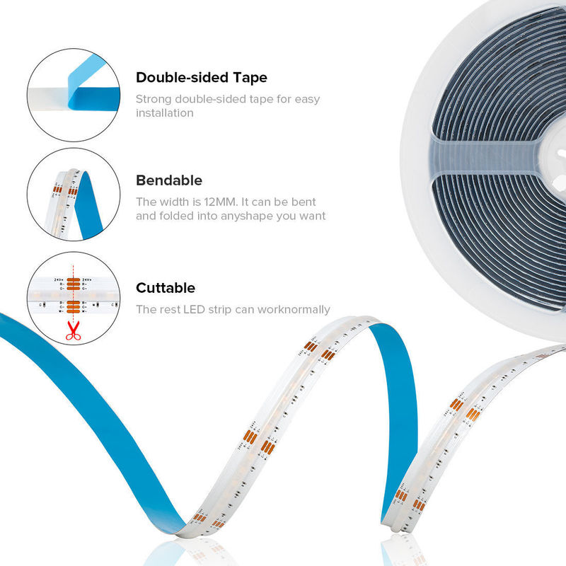 50000 giờ tuổi thọ RGBCCT COB đèn LED cho phòng khách và phòng ngủ