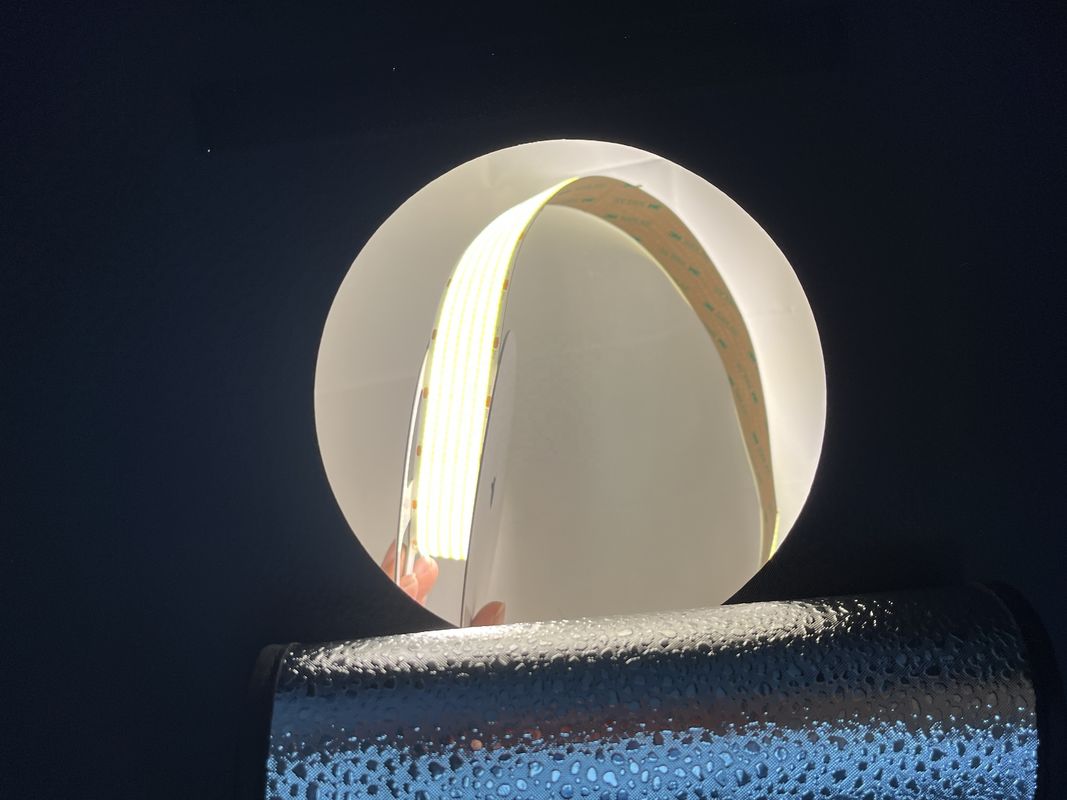 Đường dây băng đồng Cob có thể giảm độ sáng Đường dây Cob Led linh hoạt mật độ cao 1600 led Per Meter 3500K Ra 90 0.3kg 24v 30mm Độ rộng