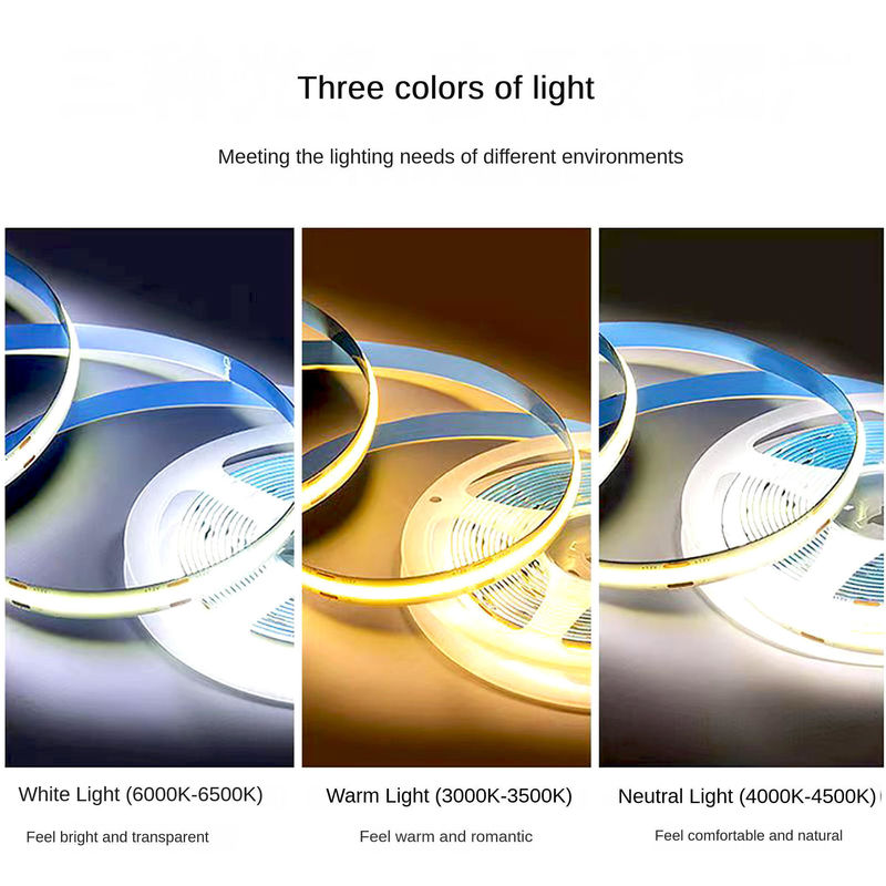 CRI cao 90 COB Đèn dải LED 480leds / m 2700K 3000K 4000K 6000K Không giảm điện áp
