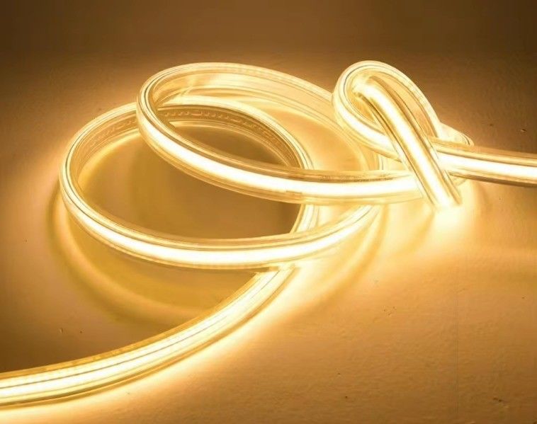 Điện áp cao ngoài trời linh hoạt COB đèn dải LED 288leds nguồn ánh sáng LED 220V 110V 800lm