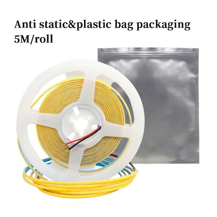 Đèn dải đèn LED COB lâu bền với độ mờ 3mm Ultra Slim 400Leds / m White COB Tape 50000 giờ lý tưởng