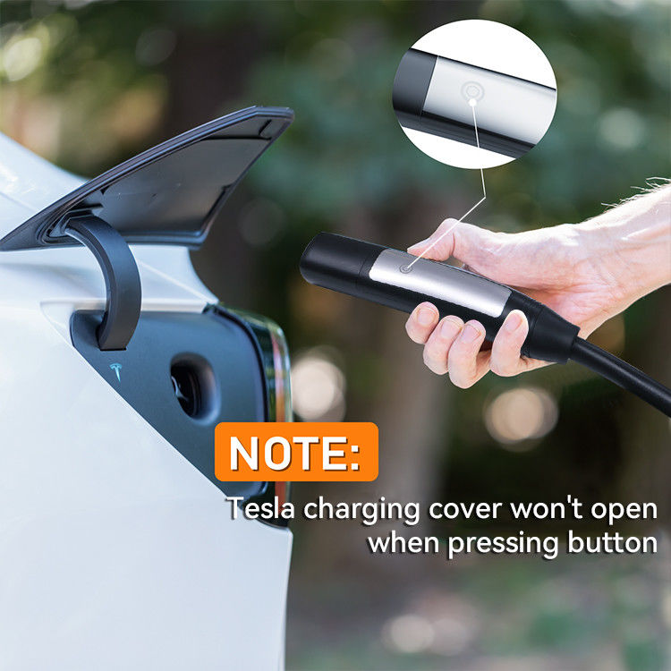 3.7 Kw EV sạc 5m loại 2 phụ nữ Plug sạc với đèn chỉ số LCD